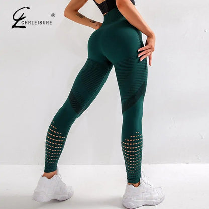 Women's High Waist Seamless Breathable Workout Leggings