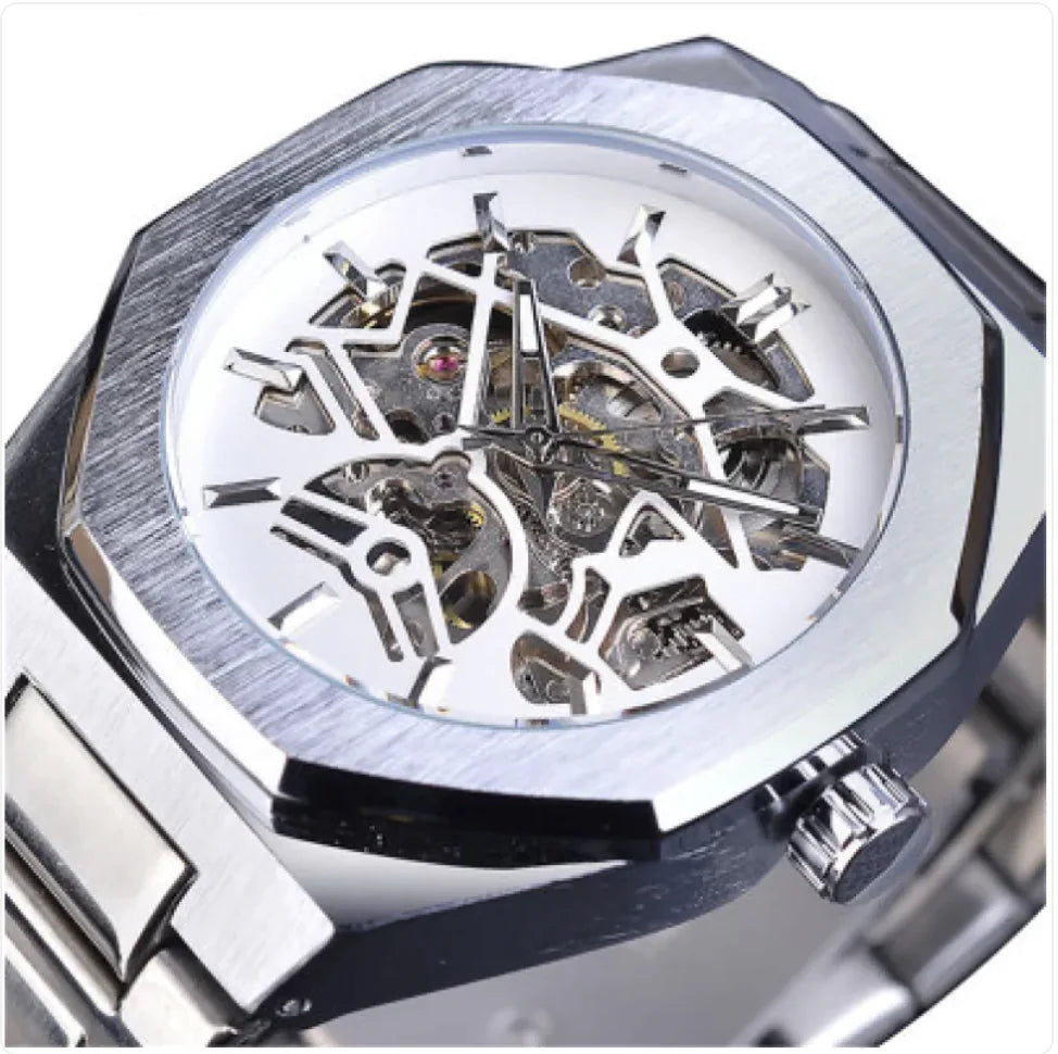 Luxury Skeleton Dial Watch – Automatic, Stylish & Durable