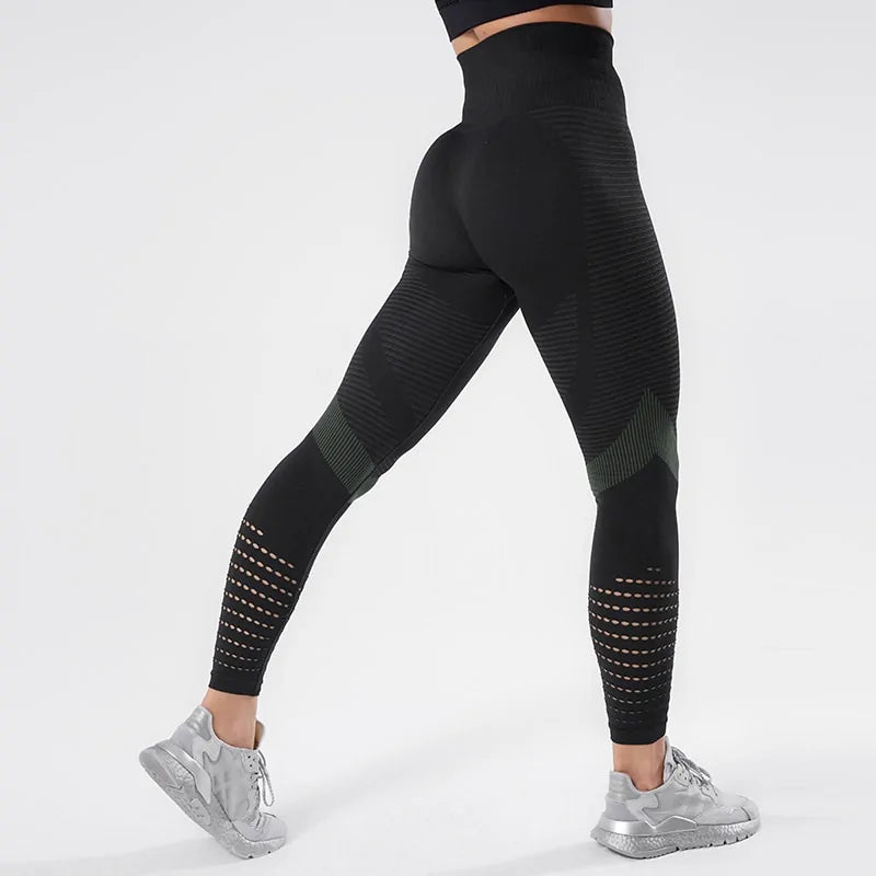 Women's High Waist Seamless Breathable Workout Leggings