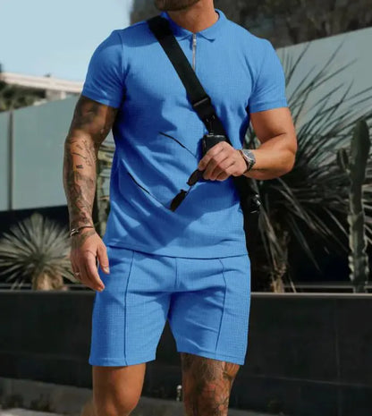 Men's Short Sleeve Shorts Casual Suit – Stylish, Comfortable Summer Wear