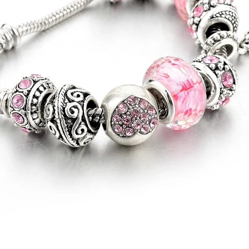 Tourmaline Heart Charm Bracelet – Elegance with a Meaningful Touch