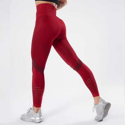 Women's High Waist Seamless Breathable Workout Leggings