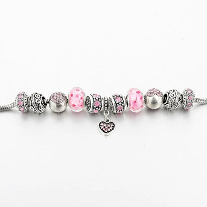 Tourmaline Heart Charm Bracelet – Elegance with a Meaningful Touch