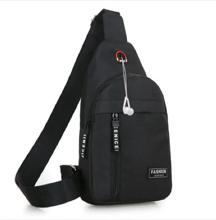 Men's Canvas Crossbody Bag – Durable & Stylish Travel Companion