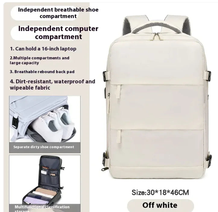 VoyagerPro™ Large Capacity Men's Backpack – Stylish & Durable