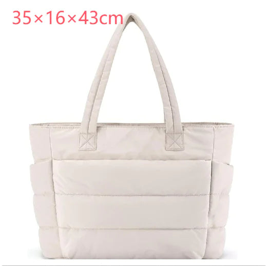 Nylon Chic Tote – Durable & Elegant Tote Bag for Travel & Daily Use