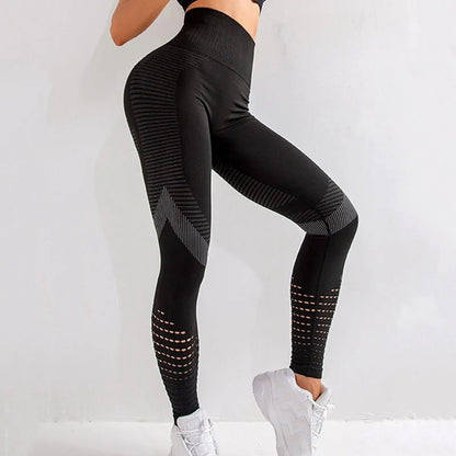 Women's High Waist Seamless Breathable Workout Leggings