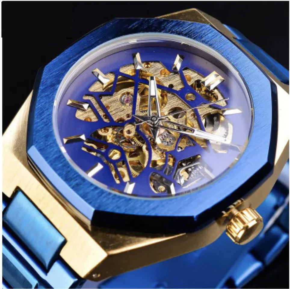 Luxury Skeleton Dial Watch – Automatic, Stylish & Durable