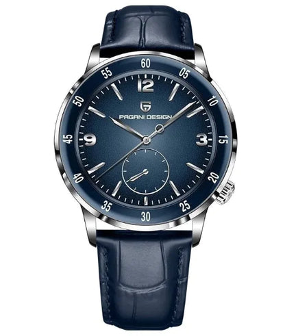 Stylish men's sports watch in blue