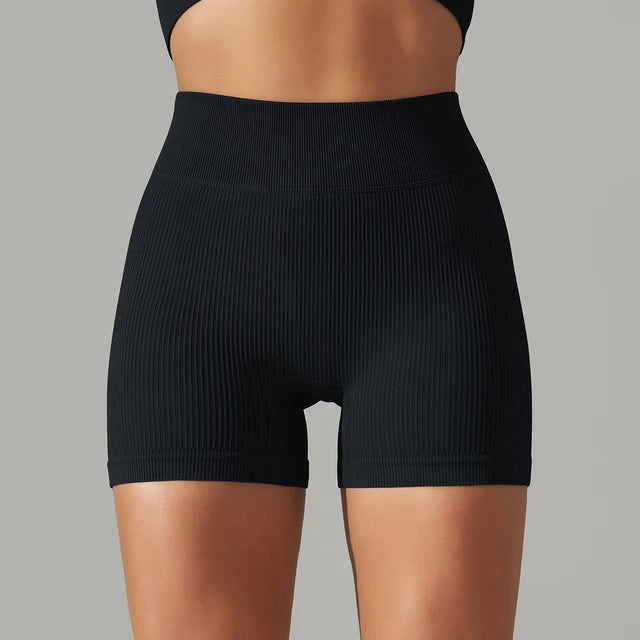 Seamless High Waist Yoga Gym Shorts | Sculpt & Perform