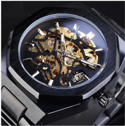 Luxury Skeleton Dial Watch – Automatic, Stylish & Durable