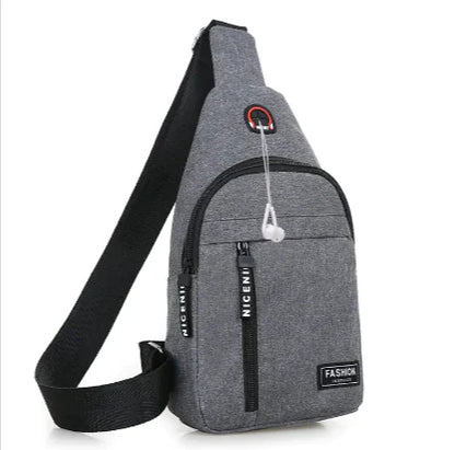 Men's Canvas Crossbody Bag – Durable & Stylish Travel Companion