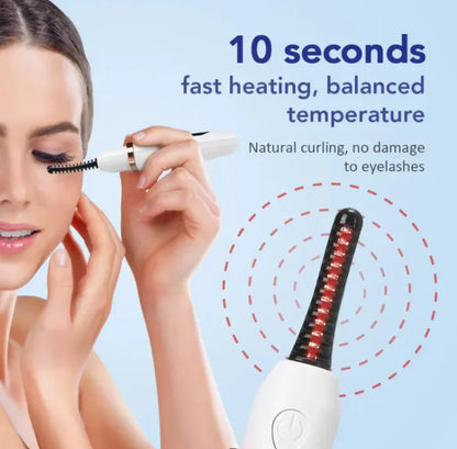 Heated Eyelash Curler for Long-Lasting, Beautiful Curls