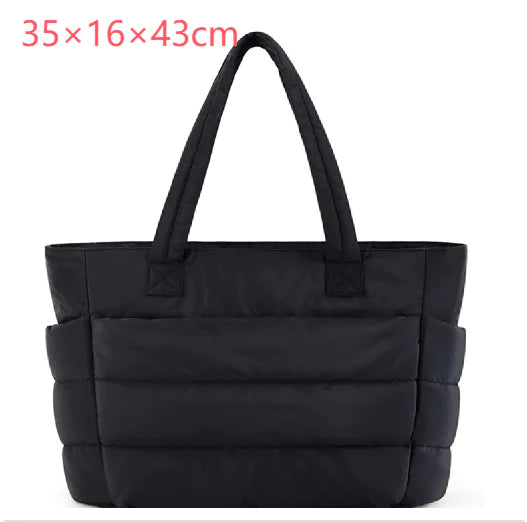 Nylon Chic Tote – Durable & Elegant Tote Bag for Travel & Daily Use