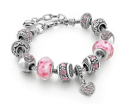 Tourmaline Heart Charm Bracelet – Elegance with a Meaningful Touch