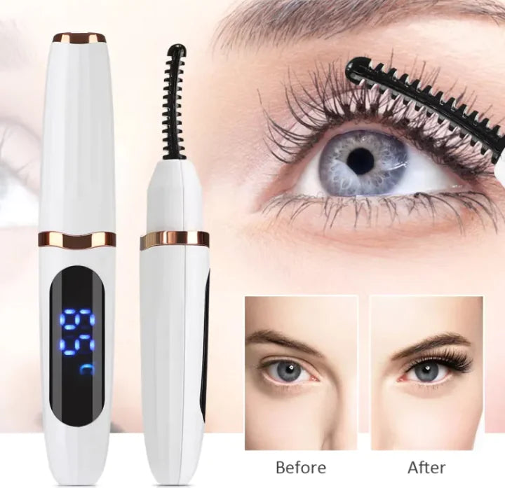 Heated Eyelash Curler for Long-Lasting, Beautiful Curls