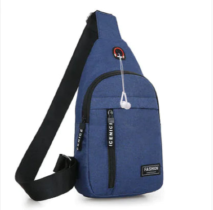 Men's Canvas Crossbody Bag – Durable & Stylish Travel Companion