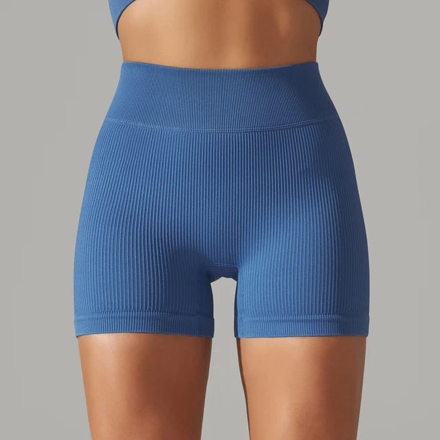 Seamless High Waist Yoga Gym Shorts | Sculpt & Perform