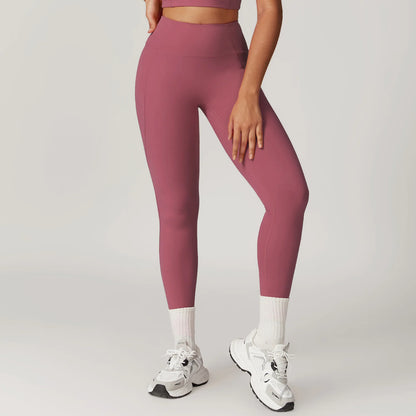 High-Waist Sports Yoga Leggings – Comfort, Style & Performance