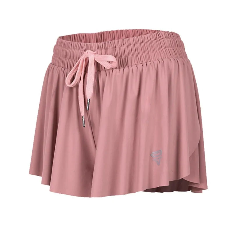 Quick dry summer running shorts in pink